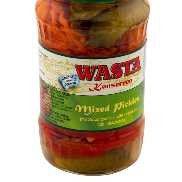 Mixed Pickles im Glas 370ml von WASTA