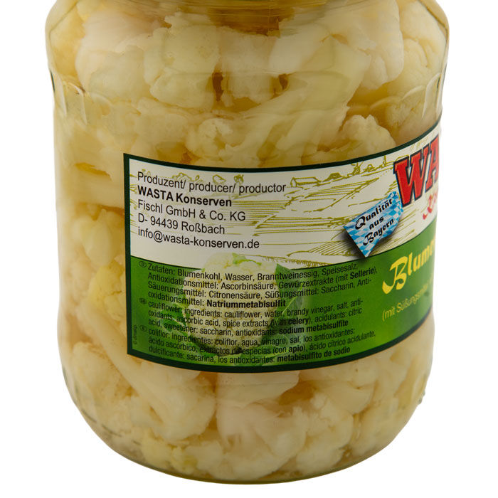 Blumenkohlsalat im Glas 720ml von WASTA