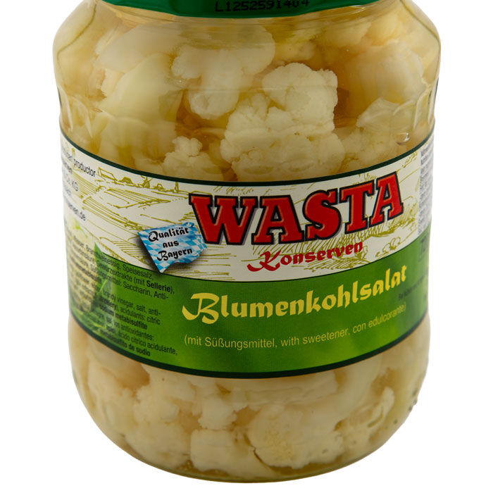 Blumenkohlsalat im Glas 720ml von WASTA
