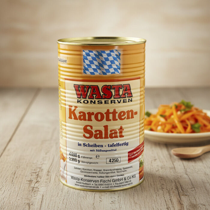 Karottensalat Scheiben in Dose 5L von WASTA