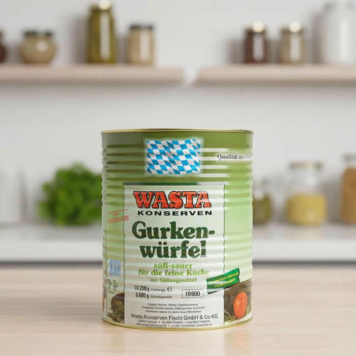 Würfelgurken in Dose 10L von WASTA