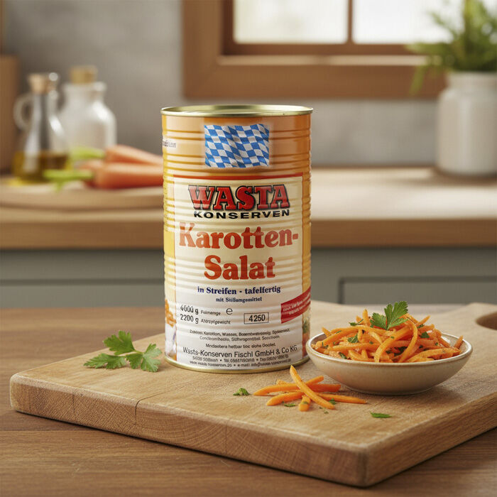 Karottensalat in Streifen in Dose 5L von WASTA