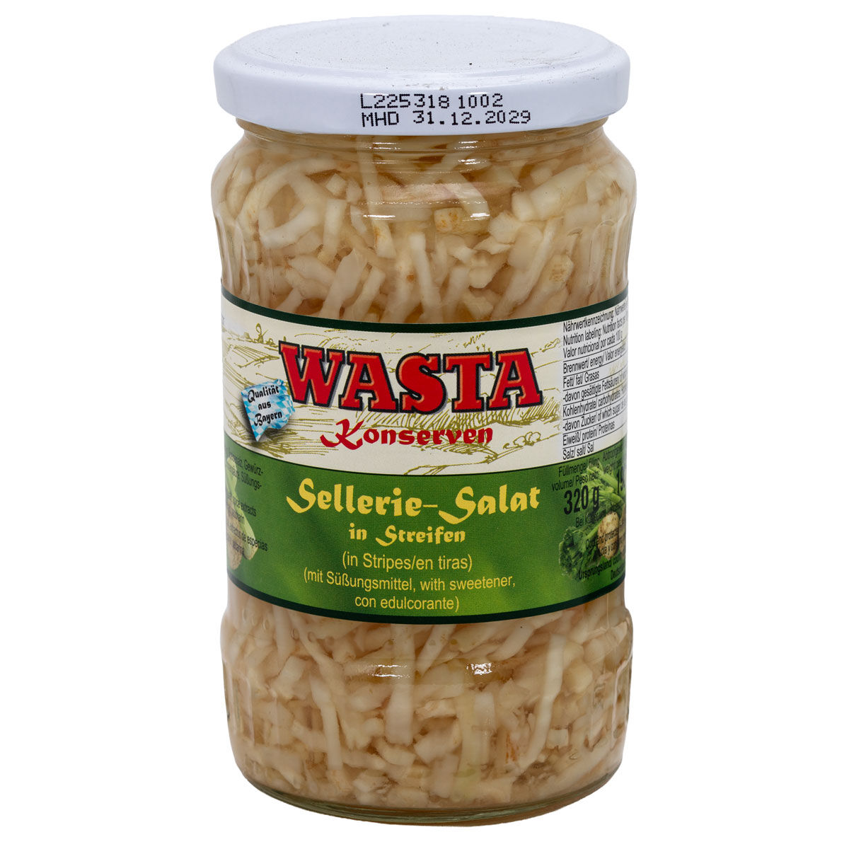 WASTA Selleriesalat in Streifen 370 ml