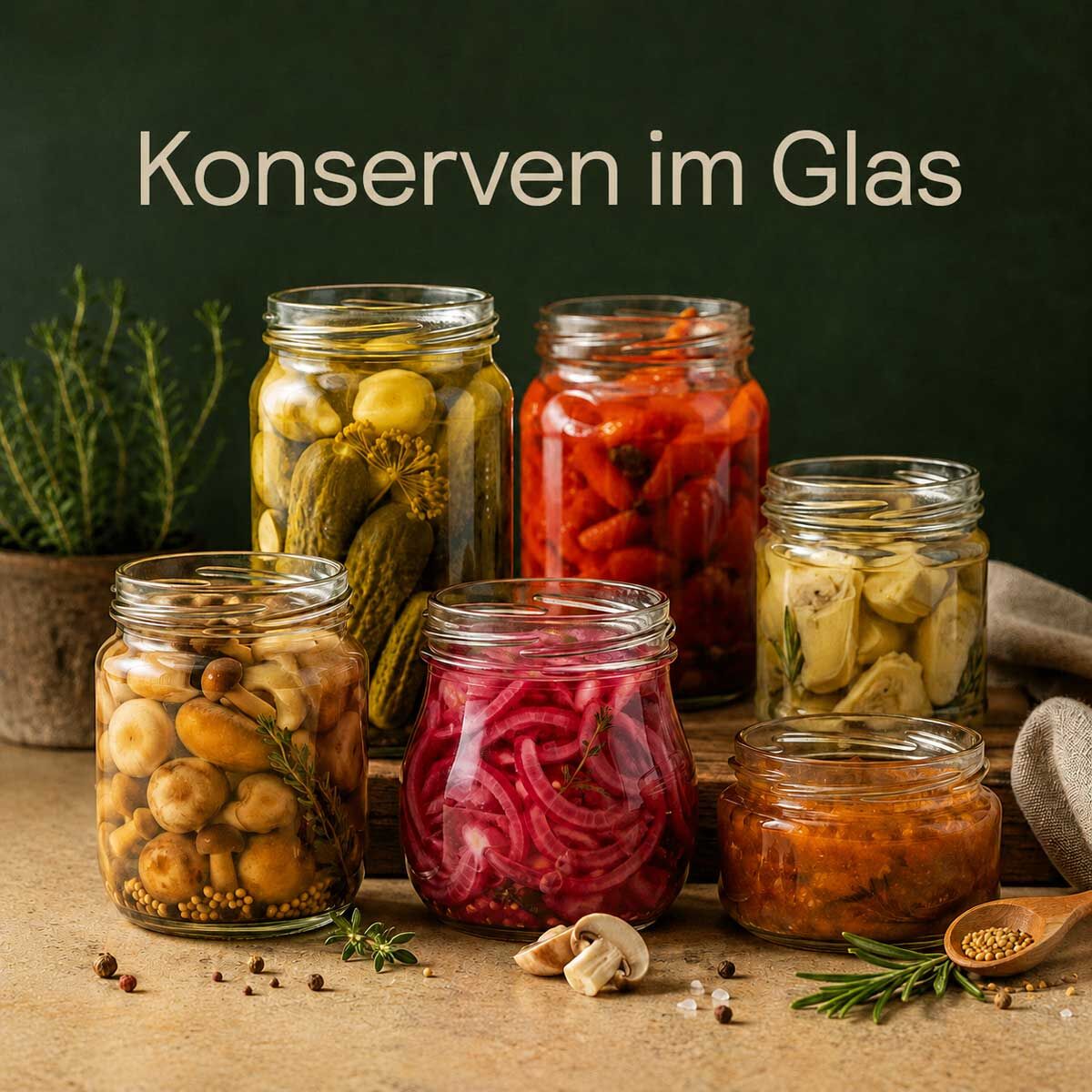 Konserven Glas